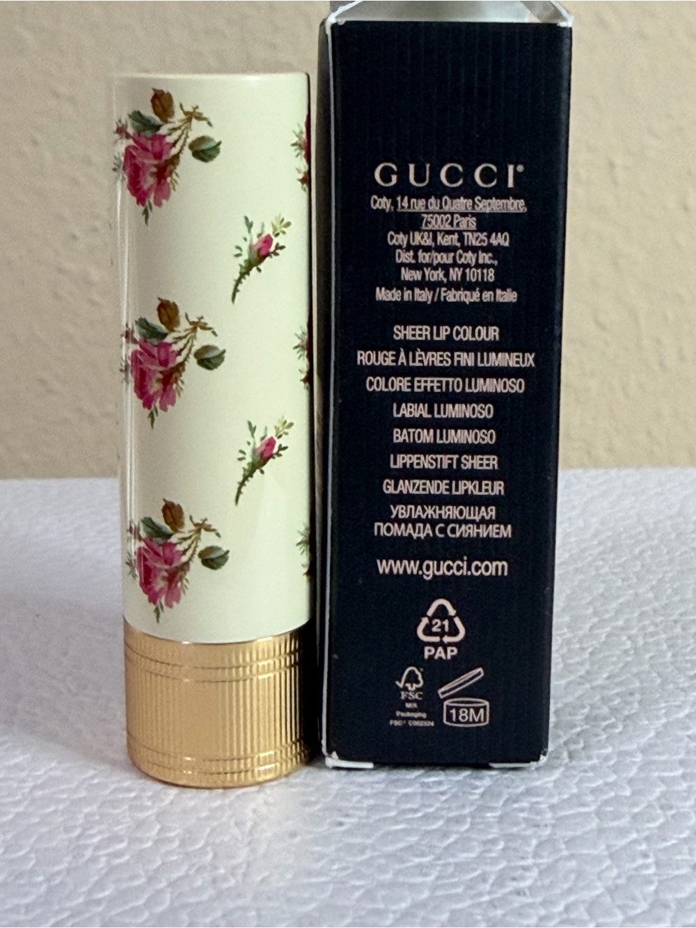 Gucci Lipstick -214 Call It A Day- Full size NWB - Picture 6 of 7